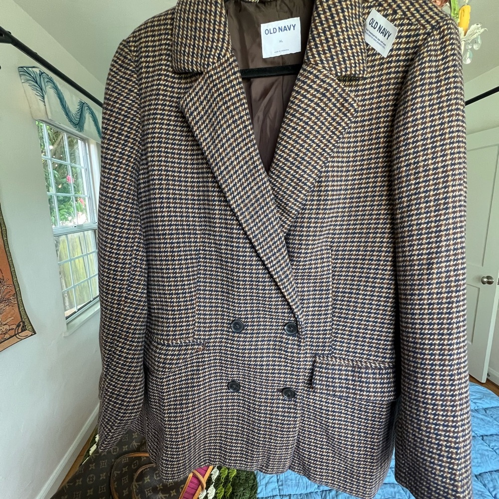 Old Navy Houndstooth Blazer